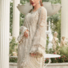 Gul Khanum Silver Organza